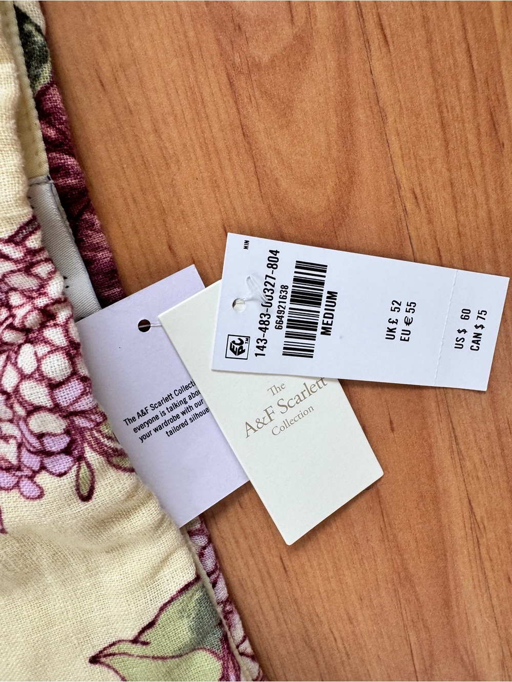 The A&F Ultra High Rise Scarlett Yellow & Wine Floral Linen-Blend Mini Skort - M - Picture 15 of 16